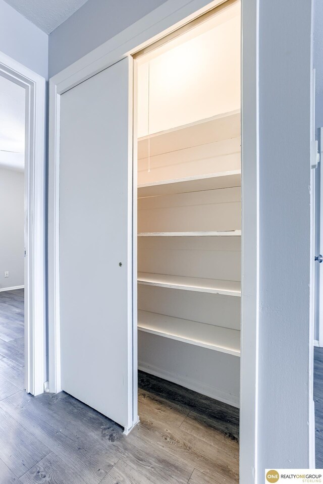 view of closet