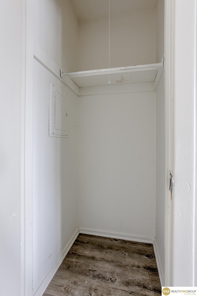 interior space featuring wood finished floors