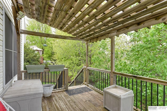 view of deck