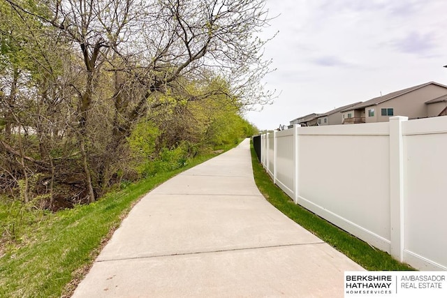 surrounding community with fence