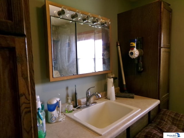 bathroom with a sink