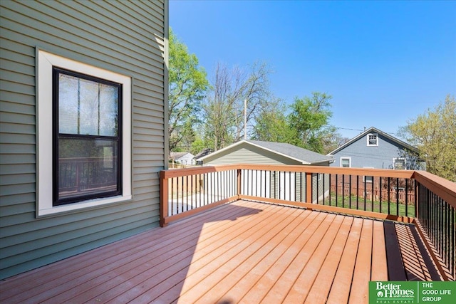 view of deck