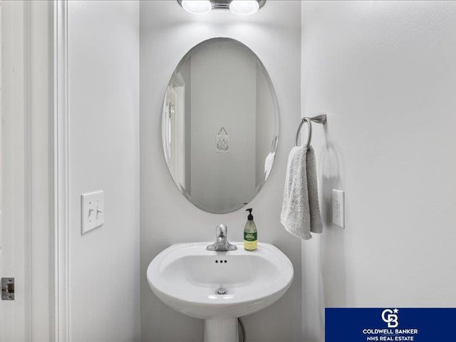 bathroom with a sink