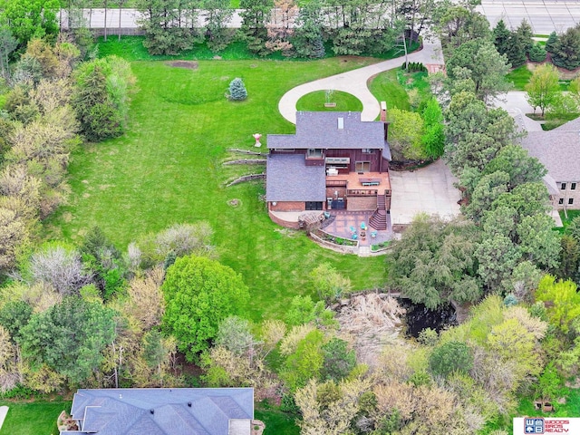 drone / aerial view