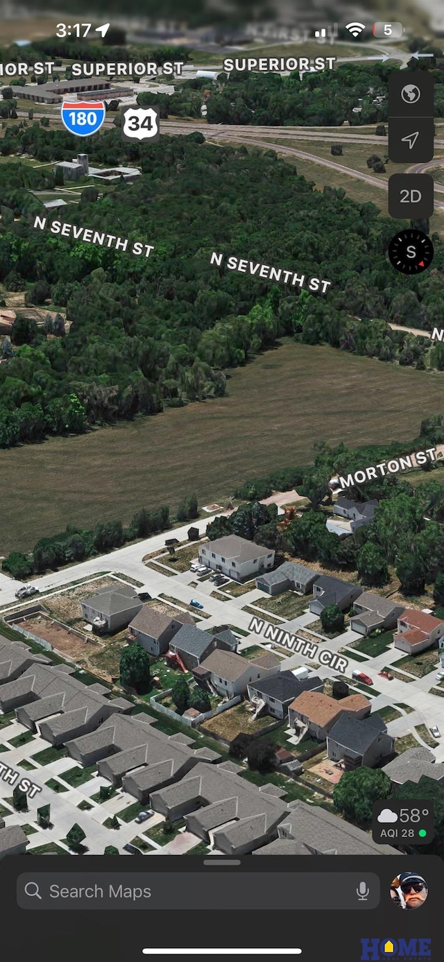 5203 N 9th Cir, Lincoln, NE 68521 - map location