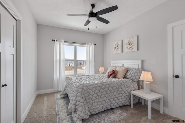 6710 S 207th Ave, Elkhorn, NE 68022 - carpeted bedroom with a ceiling fan and baseboards