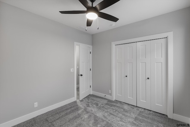 6710 S 207th Ave, Elkhorn, NE 68022 - unfurnished bedroom with visible vents, carpet, baseboards, and a closet