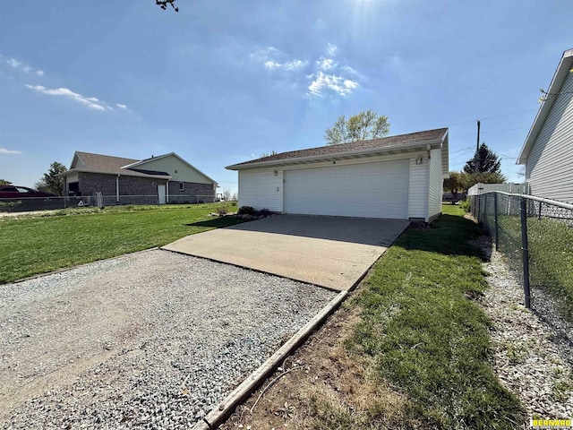 exterior space featuring fence