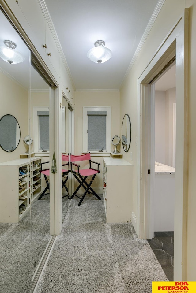 1638 N Nye Ave, Fremont, NE 68025 - hallway featuring crown molding