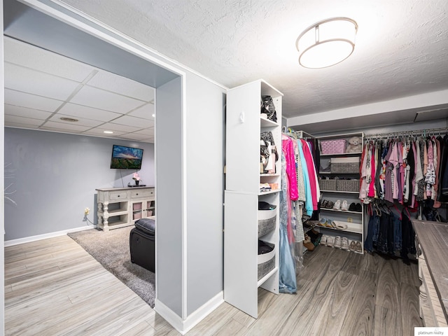 7521 Edward Ave, La Vista, NE 68128 - walk in closet with wood finished floors