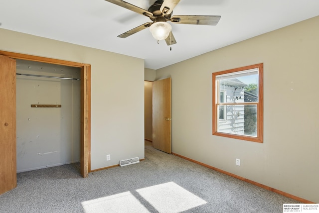 6523 Emmet St, Omaha, NE 68104 - unfurnished bedroom featuring baseboards, visible vents, and carpet