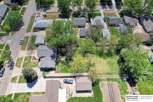 drone / aerial view featuring a residential view