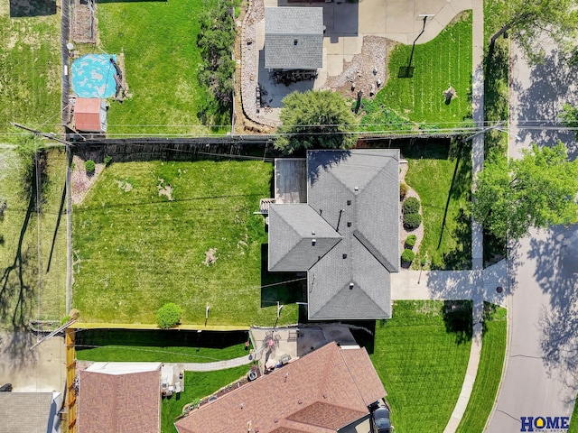 drone / aerial view