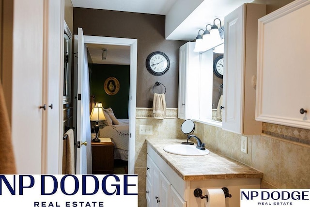 ensuite bathroom with vanity