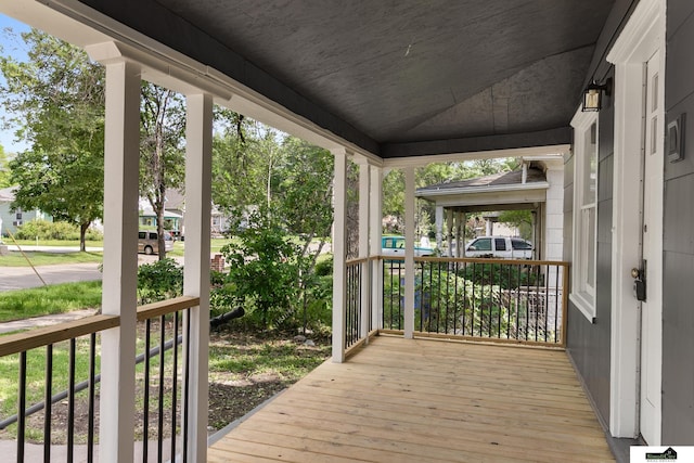 2139 S 8th St, Lincoln, NE 68502 - view of wooden porch