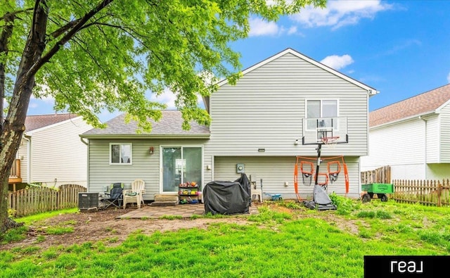 11019 Weber St, Omaha, NE 68142 - back of property featuring a patio area