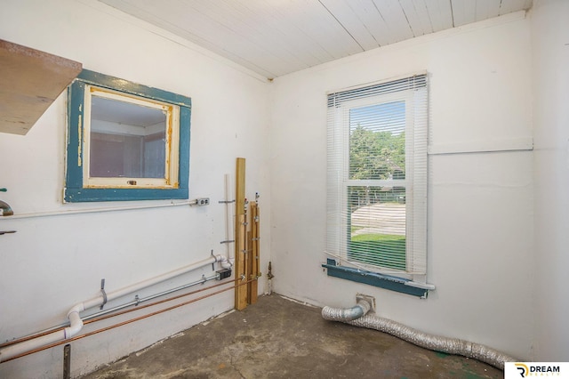 washroom featuring hookup for an electric dryer