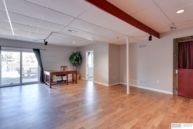 8114 S 167th St, Omaha, NE 68136 - empty room with healthy amount of natural light, light wood-style floors, and recessed lighting