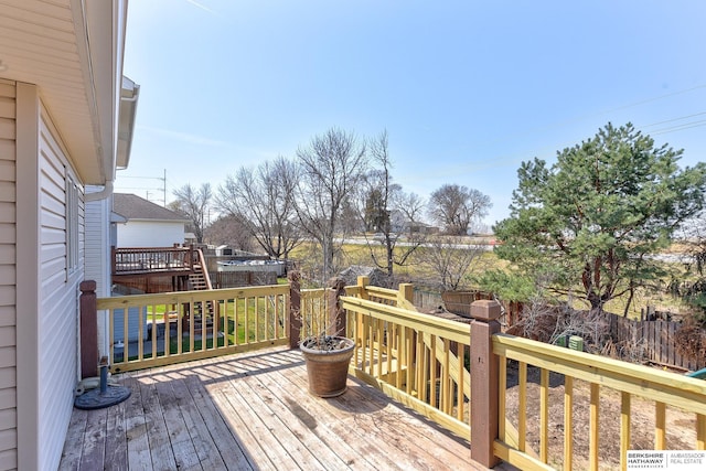 8114 S 167th St, Omaha, NE 68136 - view of wooden terrace
