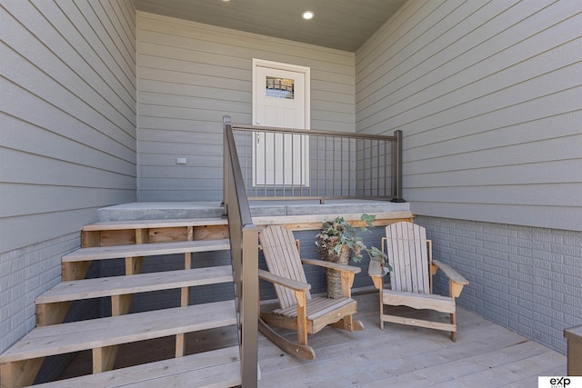 513 13th Ave, Plattsmouth, NE 68048 - view of wooden deck