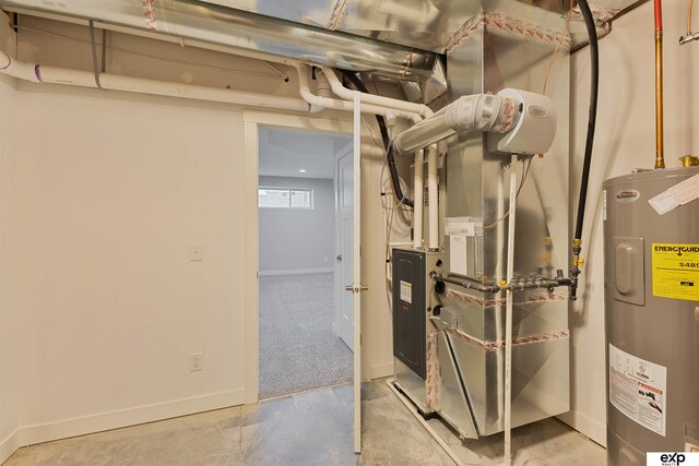 513 13th Ave, Plattsmouth, NE 68048 - utility room with water heater
