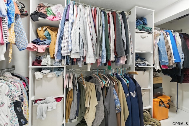 view of spacious closet