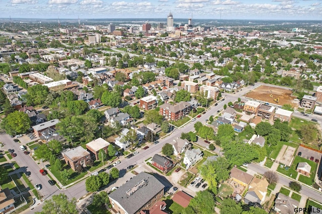 aerial overview of property's location featuring nearby suburban area