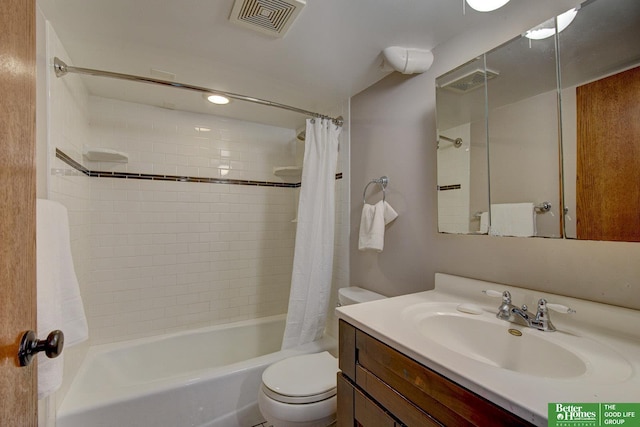 4939 Hickory St, Omaha, NE 68106 - full bath with shower / bath combo with shower curtain, toilet, and vanity