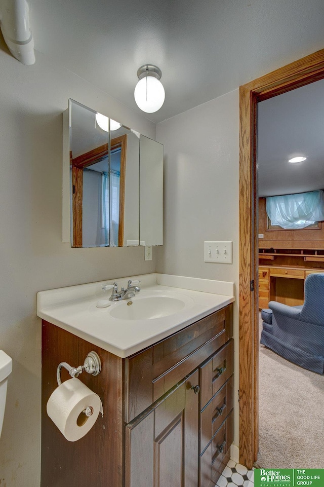 4939 Hickory St, Omaha, NE 68106 - bathroom with vanity and toilet