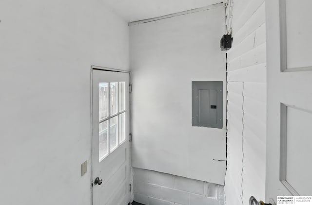 detailed view of electric panel