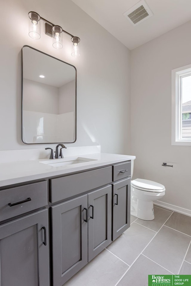 5705 N 197th St, Elkhorn, NE 68022 - bathroom with vanity and tile patterned flooring