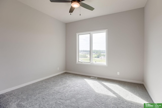 5705 N 197th St, Elkhorn, NE 68022 - empty room featuring carpet flooring and ceiling fan