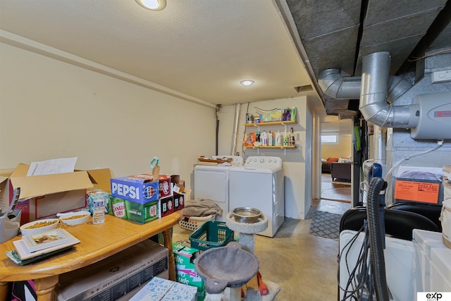 1909 Collins Dr, Bellevue, NE 68005 - finished basement with washing machine and clothes dryer