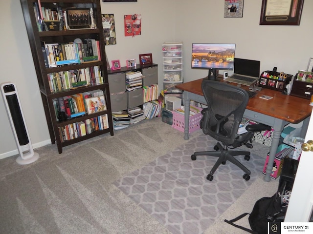 2421 Sand Hills Dr, Papillion, NE 68046 - carpeted office space featuring baseboards