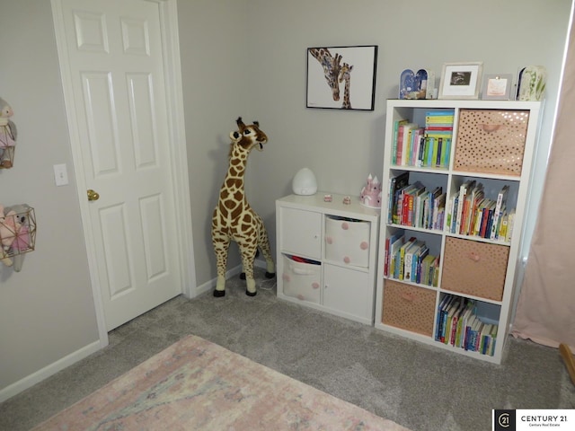 2421 Sand Hills Dr, Papillion, NE 68046 - game room featuring carpet flooring and baseboards