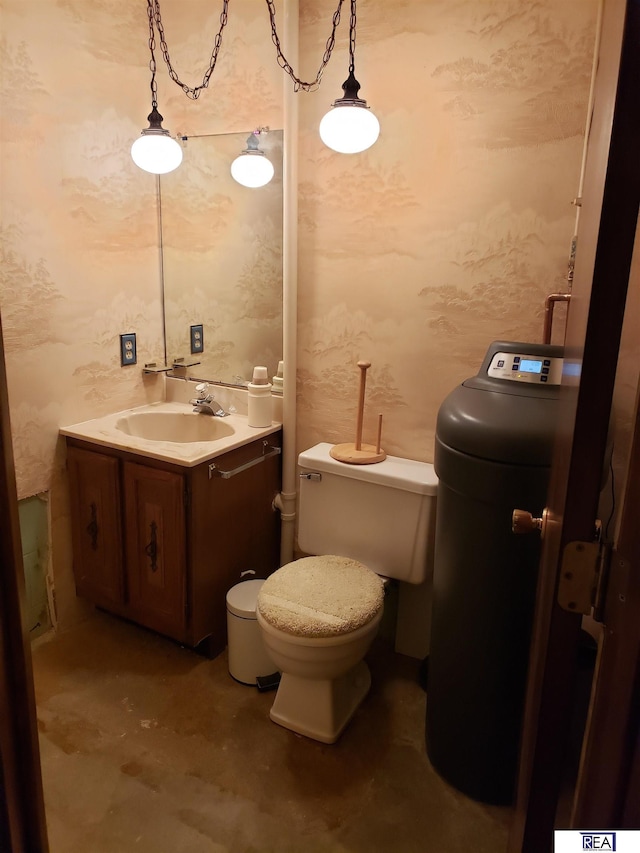 14930 Holmes St, Omaha, NE 68137 - bathroom featuring toilet and vanity