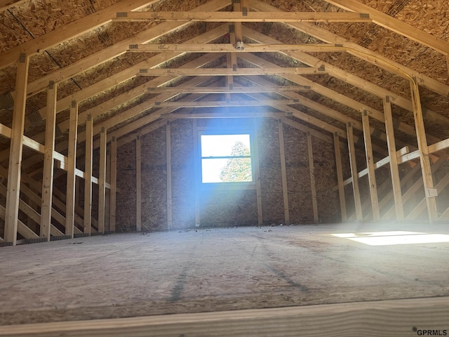 340 S Jefferson St, Bruning, NE 68322 - view of unfinished attic