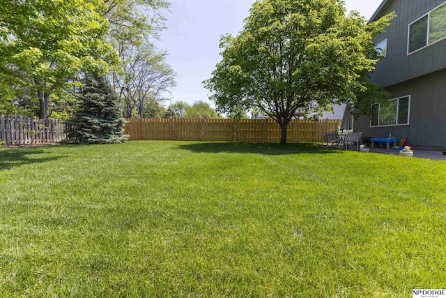 view of yard