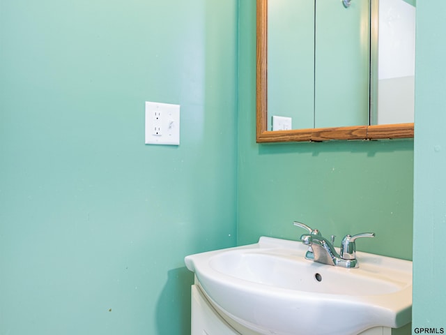 bathroom with a sink