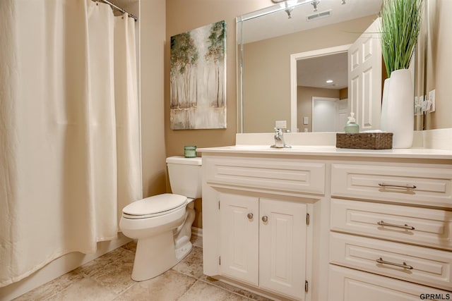 3835 S 179th Ter, Omaha, NE 68130 - full bathroom featuring vanity, toilet, and a shower with shower curtain