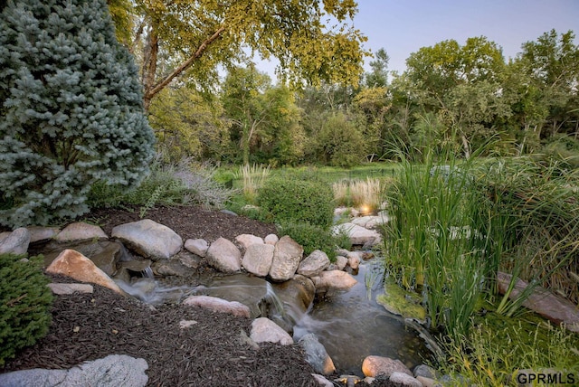 3835 S 179th Ter, Omaha, NE 68130 - view of yard with a garden pond
