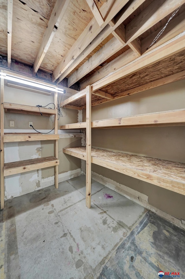view of storage