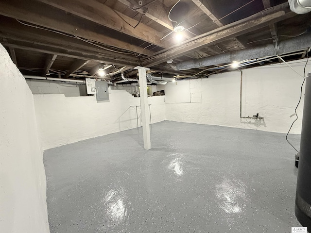 4227 N 57th St, Lincoln, NE 68507 - unfinished basement featuring electric panel