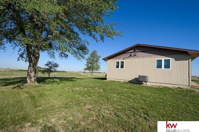 56420 708th Rd, Fairbury, NE 68352 - view of home's exterior featuring cooling unit and a yard