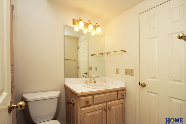 6427 Lone Tree Dr, Lincoln, NE 68512 - bathroom with toilet and vanity