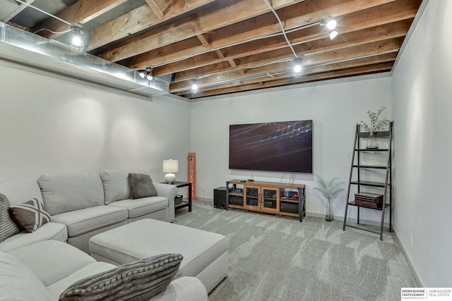 16315 Craig Ave, Bennington, NE 68007 - carpeted living area featuring baseboards