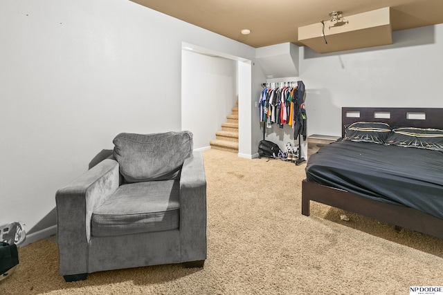 18667 R St, Omaha, NE 68135 - bedroom with carpet flooring and baseboards