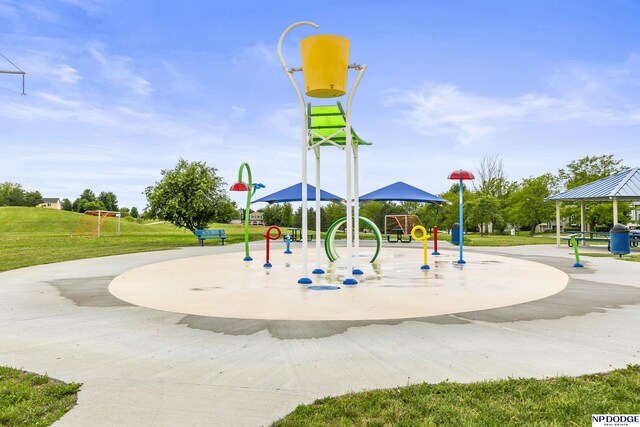 18667 R St, Omaha, NE 68135 - community play area with a gazebo and a yard