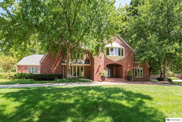9723 Fieldcrest Dr, Omaha, NE 68114 - view of front of property with brick siding