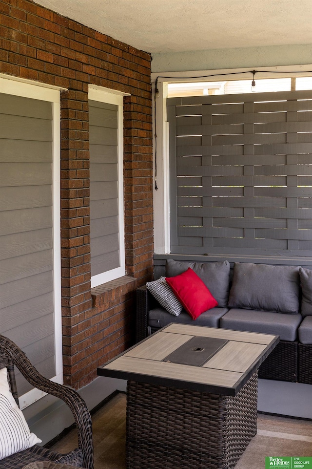 319 N 37th St, Omaha, NE 68131 - view of patio / terrace featuring an outdoor hangout area
